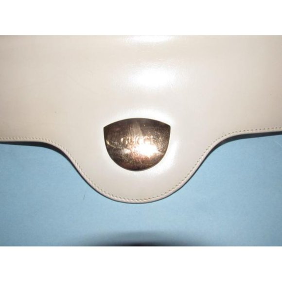 Gucci Envelope Top Stone Colored Leather Clutch - Picture 9 of 12